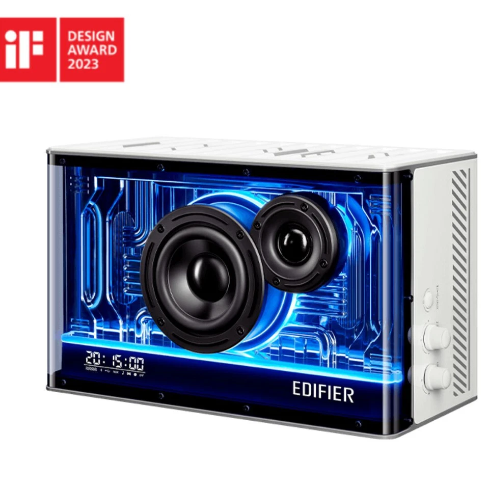 Edifier QD35 Tabletop Bluetooth Speaker with GaN charger - White - Image 1 of 1