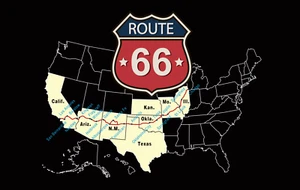 Bandera Ruta 66 3'X5' Banner Envío GRATIS RÁPIDO VENDEDOR DE EE. UU. #11 - Imagen 1 de 1