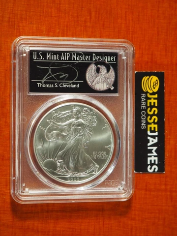 2020 (P) SILVER EAGLE PCGS MS70 FDI CLEVELAND STRUCK AT PHILADELPHIA EMERGENCY Cover