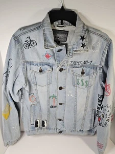 Brooklyn Cloth Mfg. Co. Denim Jacket Hustle Graffiti jacket - Picture 1 of 19