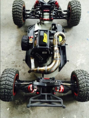 Стальная выхлопная труба ручной работы для Losi DBXL XL DBXL RCMK XCR, продавец из США - Изображение 1 из 4