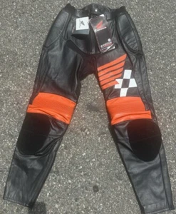 New W Tag Honda Rider Collection Intersport Vented Leather Riding Pants 34 Waist - Picture 1 of 5