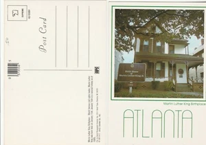 Continental Postcard - Martin Luther King Birthplace - Atlanta   Unposted - Picture 1 of 1