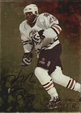 1998-99  Be A Player Autographs Gold #54 Mike Grier
