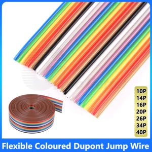 Cable de salto sin fin de color 1,27 paso puente tablero de pan cable 10P - 40P 1M - Imagen 1 de 6