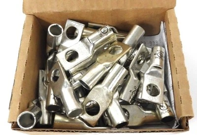 NIB NSI GL2048 COPPER COMPRESSION SHORT BARREL, ONE HOLE, BLACK - QTY 36 - Image 1 of 3