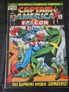 CAPTAIN AMERICA & Falcon #147 (Marvel, 1972) Kingpin Appearance VF - Picture 1 of 7