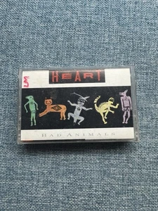 Heart ‎' Bad Animals ' Cassette Album US 1987 ROCK 4PJ-512546 - Picture 1 of 2