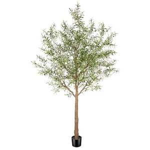 Faux Olive Tree 10ft - Tall Artificial Olive Tree 10 Feet Indoor - Large Fake... - Picture 1 of 7