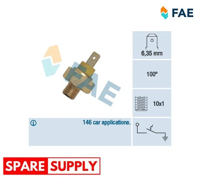 TEMPERATURE SWITCH, COOLANT WARNING LAMP FOR AUDI SEAT SKODA FAE 35350 - Image 1 of 4