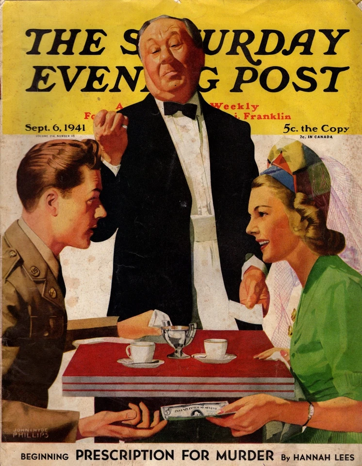 1941 Saturday Evening Post September 6 - Rocky Mount NC Tobacco Dance; Typhoons - Image 1 of 1