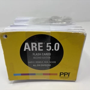 PPI ARE 5.0 Flash Cards: Rapid Review of Key Topics (Cards), 2nd Edition - Picture 1 of 4