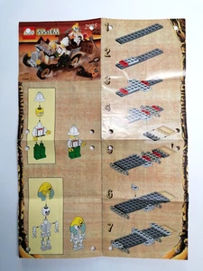 Notice Lego System Adventurers 2995 Adventurers Car - Instructions Only - 1998 - Imagen 1 de 1