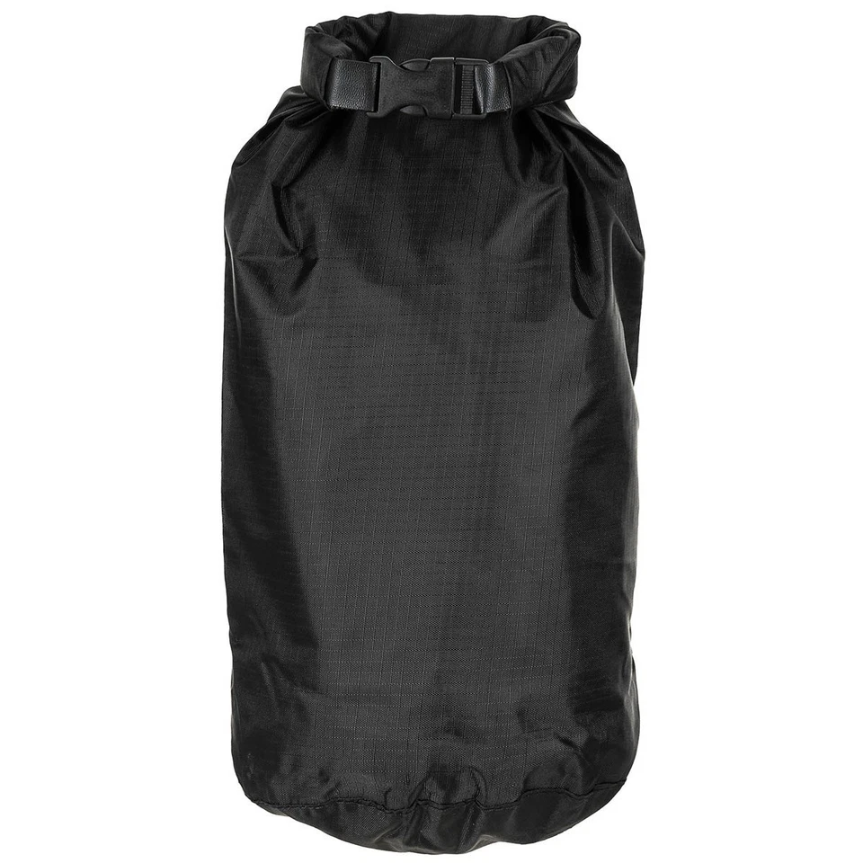 MFH Packsack Drybag Schwarz Transportbeutel Staub-und Wasserdicht 4 L Sack - Bild 1 von 1