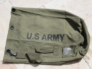 EE. UU. Army Seessack Canvas Duffle Bag Oliv Weekender bolsa deportiva bolsa de viaje - Imagen 1 de 1