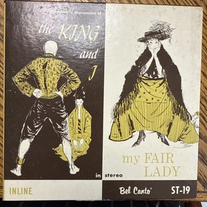 My Fair Lady & The King and I~Inline Stereophonic Reel by Bel Canto ST-19 Promo - Foto 1 di 4