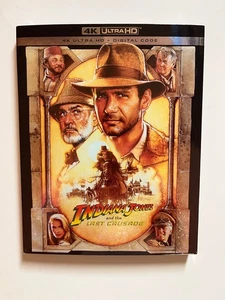 Indiana Jones and the Last Crusade (4K UHD Blu-ray) NEW w/slipcover - Imagen 1 de 2