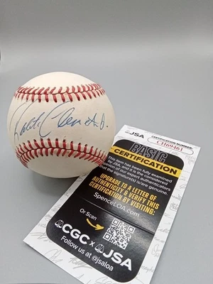 Roberto Clemente Jr. Signed Official American League Baseball JSA - Image 1 of 4