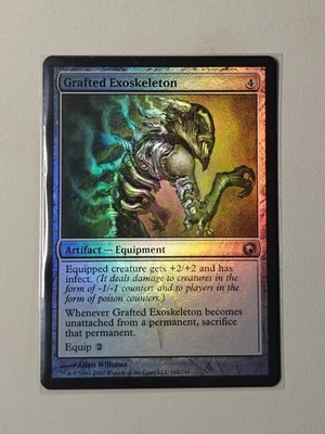 Grafted Exoskeleton - Foil LP, English MTG Scars of Mirrodin - Image 1 of 2
