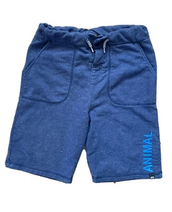 Boys Animal Bermuda Long Shorts age 11-12 years trunks blue - Picture 1 of 5