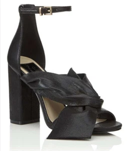 Miss Selfridge Bow High Heel Sandals UK 6 - Picture 1 of 10