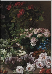Magnet - Monet Spring Flowers Art Impressionism Claude 1800s Artist 3.5" #31369 - Picture 1 of 2