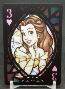 2021 Tenyo Disney Buntglas Spielkarten Disney Die Schöne und das Biest Belle - Bild 1 von 2