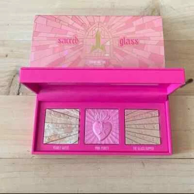 Jeffree Star Sacred Glass Extreme Frost Trio Highlighter Palette BNIB - Image 1 of 3