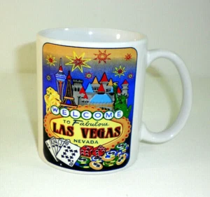 Las Vegas Nevada Coffee Mug Cup Souvenir Welcome To Fabulous colorful design * - Picture 1 of 3