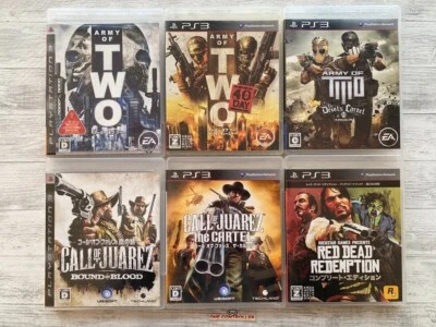 SONY PS3 Army of Two & Call of Juarez & Red Dead Redemption set from Japan - Image 1 of 4