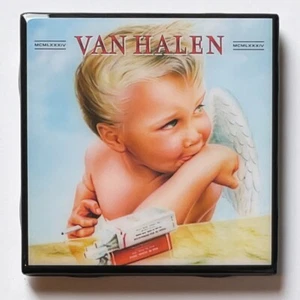 Van Halen 1984 Personalizado Azulejos de Cerámica Montaña Barca Corcho Cubierta Álbum Arte Bebé - Imagen 1 de 4