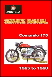MONTESA Workshop Comando 175 1965 1966 1967 1967 & 1968 Service & Repair - Picture 1 of 4