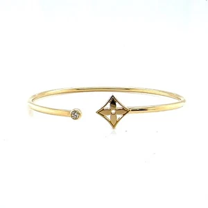 Louis Vuitton Idylle Blossom Twist Bracelet 18k Yellow Gold and Diamond Large - Picture 1 of 5