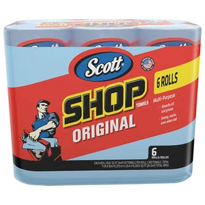 Scott Professional Mehrzweck Shop Handtücher 55 Blatt pro Rolle 6 Ct - Bild 1 von 5