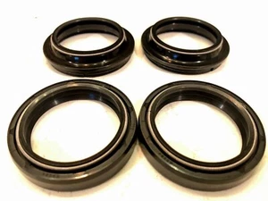  FORK DUST WIPER SEALS REBUILD KIT 4 pack - Yamaha Suzuki KAWASAKI  - Picture 1 of 12