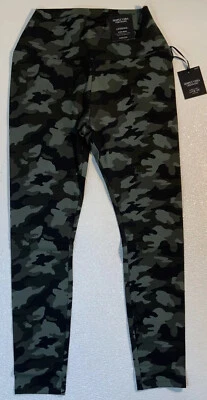 NUEVO VERA WANG Mujer Verde Camuflaje Leggings Mediano Alto Tiro Ajustado Pierna Pantalones Foto 1 de 4