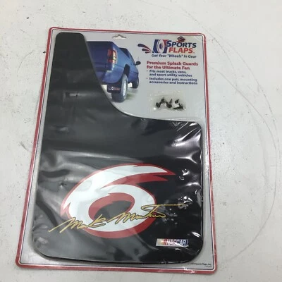 Mark Martin USA NASCAR RACING Mud Flaps Splash Guards 11” x 11" - Image 1 of 4
