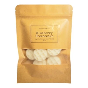 Blueberry Cheesecake Soy Wax Melts 3oz | Food Wax Melts | Waffle Shaped - Picture 1 of 2