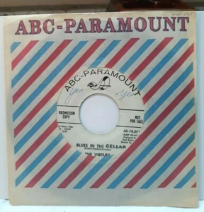 R&B 45 RPM THE VIRTUES, BLUES IN THE CELLAR / VAYA CON DIOS - Picture 1 of 2