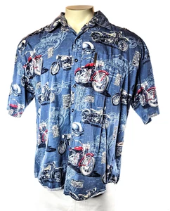 Magellan Sportwear Herren Motorrad Print Kurzarm Shirt Größe: XL - Bild 1 von 4