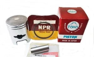 FOR Kawasaki KE100 KH100 KV100 KD100 KM100 Piston & Rings & Pin O/S 1.00 New - Picture 1 of 5