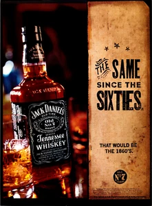 1998 Jack Daniels Old #7 Same As Sixties 1860'sVintage Print Ad Full Page Color - Picture 1 of 1