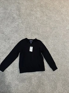 Lands End Little kids Uniform Sweater Black Size Small - Picture 1 of 4