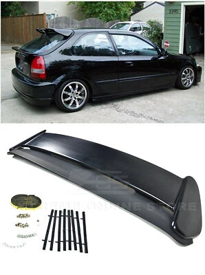 Kit alerón tapa camión trasero estilo JDM tipo R para 96-00 Honda Civic hatchback Foto 1 de 4