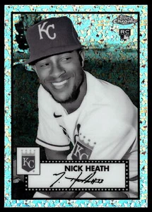 2021 Topps Chrome Platinum Anniversary Nick Heath Black & White  #45 - Picture 1 of 2