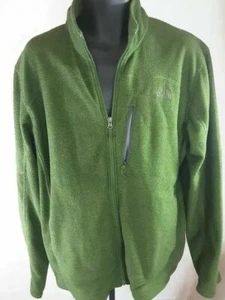 Abrigo Chaqueta para Hombre The North Face Bolsillos Texturizados Verde Cuello Simulado Cremallera XL - Imagen 1 de 11