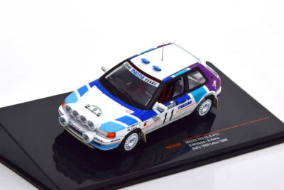 MAZDA 323 GTX #11 RALLYE FINLANDIA 1990 MIKKOLA HERTZ IXO RAC358B 1/43 GT-X - Immagine 1 di 3