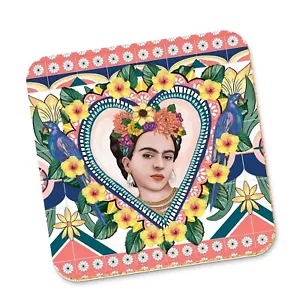 Corky Coaster Ode To Her & Mexican Folklore Heart Set x 4 - Bild 1 von 2