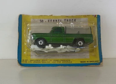 1971 MATCHBOX NO. 50 KENNEL TRUCK UK - SEALED IN CUT BLISTER *READ DESCRIPTION* - Image 1 of 4