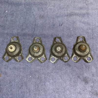 (4) 1981-1985? GM Olds Cadillac Buick Wire Wheel Hubcap Cover Locking Brackets - Image 1 of 4